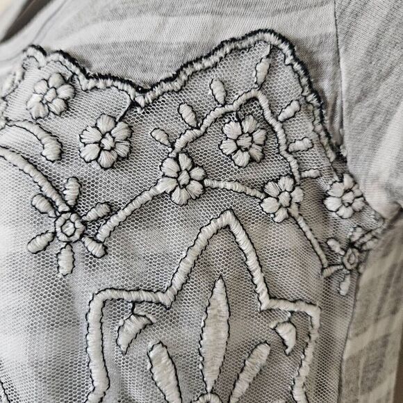 Maurices Lace Striped Tunic - Picture 5 of 8